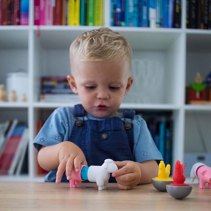 SmartMax My First Farm Animals Magnetic Building Set STEM Learning Toy Ages 1-5