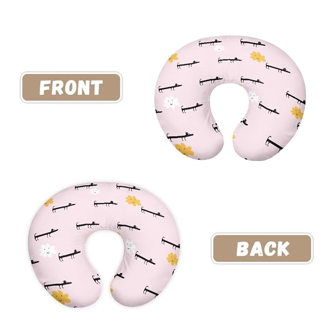Dachshund Nursing Pillow Cover, Premium Quality Soft Breast Feeding Pillow Covers Great for Breastfeeding Moms