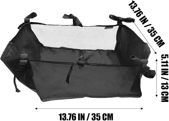 Toddmomy Stroller Car Stroller Infant Pushchair Pram Bottom Basket Storage Basket Replacement Storage Organizer Bag Bags Nappy Pouch Net Bag