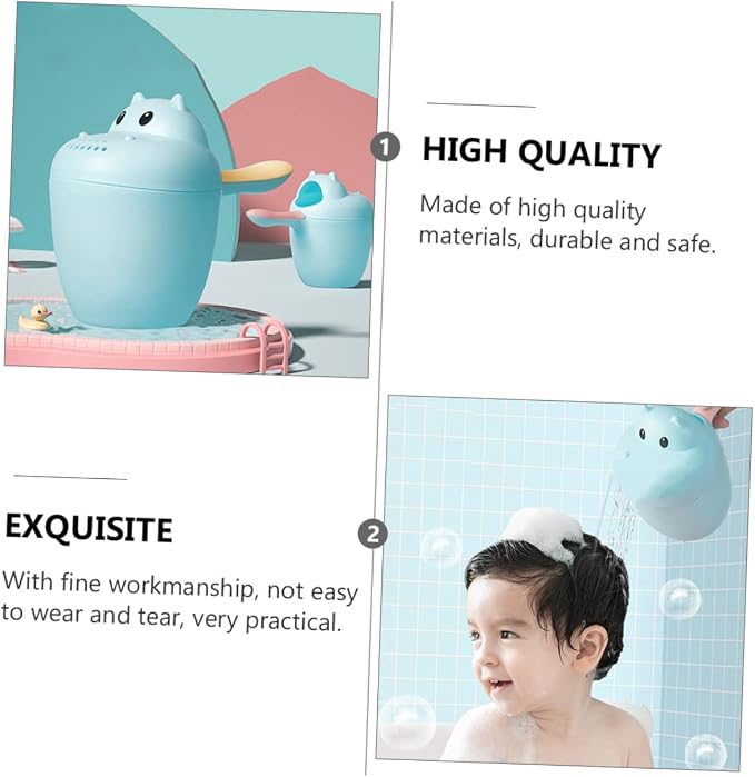 Ipetboom Shampoo Cup Multifunctional Water Ladle for Bathing and Safe for Lightweight Design for Easy Handling for Rinsing and Washing Hair