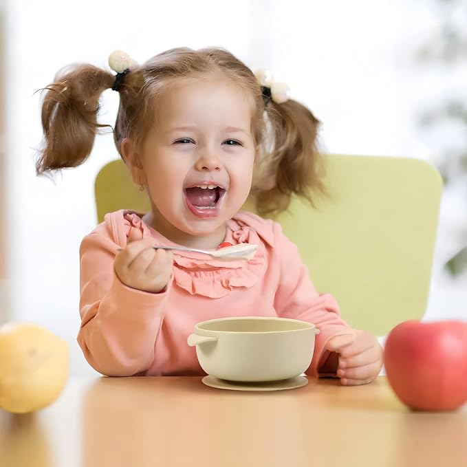 PandaEar 3 Pack Toddler Plates & Baby Bowls