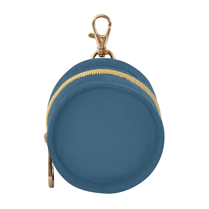 Caribbean Blue Pacifier Holder Case Newborn Pacifier Storage Pouch for Boys Girls Easy Attach to Diaper Bag Portable Baby Essentials Container