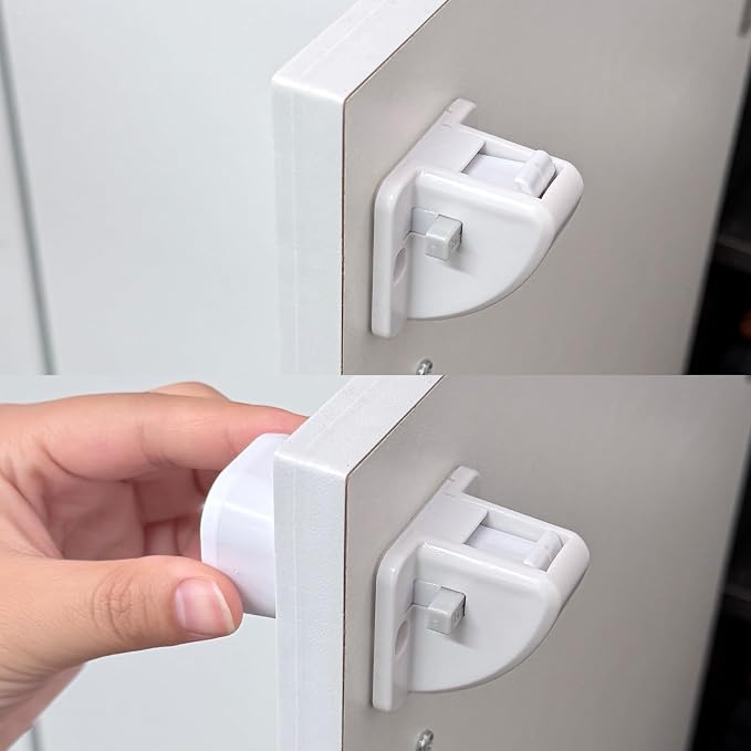 DEEKI 2 Pcs Replacement Keys for Magnetic Cabinet Lock Magnetic Cabinet Locks Universal Keys Baby Proofing Child Safety for Drawers & Cabinets (Locks Not Included)