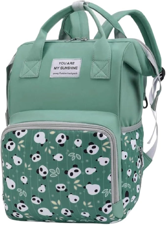 Baby Diaper Bag Backpack - Baby Boy Diaper Bag With Insulated Bottle Pockets & Stroller Straps - Pañaleras para Bebe - Toddler Diaper Bag Backpack - Travel Diaper Bag - Unisex Baby Bag. Green