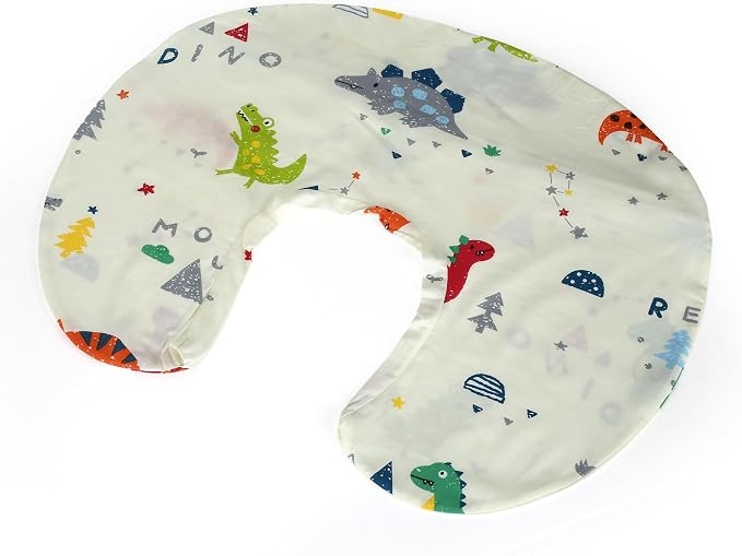 Nursing Pillow Cover,Breastfeeding Pillow Covers for Mom, Easy Clean Cover, ONLY Cover Without Pillow (Dinosaur Cover)