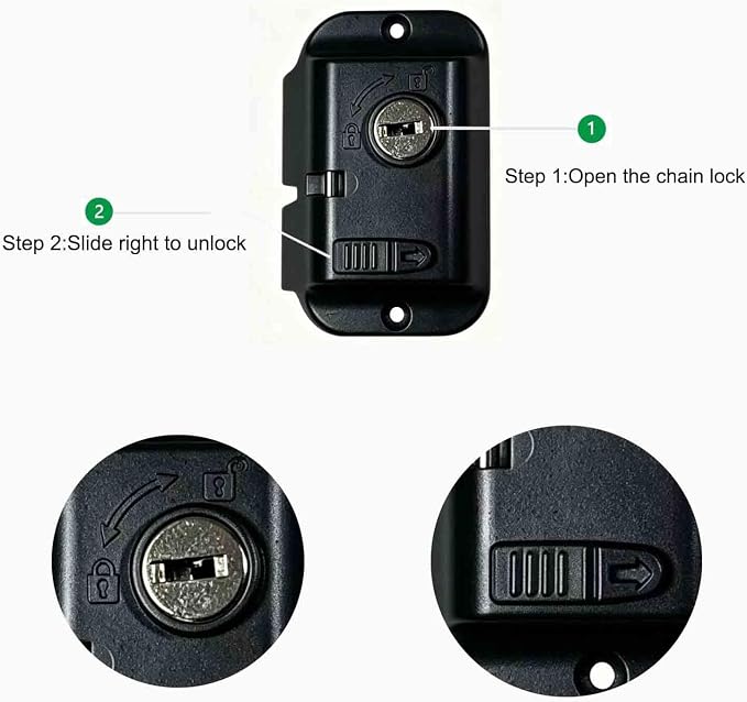 4 Pack Child Proof Door Locks, Adjustable Refrigerator Lock with Keys, Cat Door Latch 3M Adhesive Safety Locks for Baby, Dementia & Pets, No Tools Needed (Black, 4 Pack)