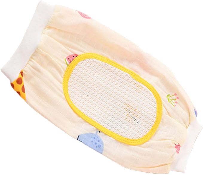 Baby Breastfeeding Arm Pillow Sweat Absorbent Cervical Spine Protection for Infant 0-12 Months Gauze Material (Yellow) (Yellow)