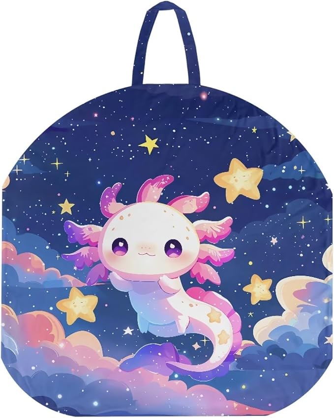 Rainbow Axolotl Boy Girl Gender Neutral Nursing Pillow Cover Baby Breastfeeding Slipcover Infant Newborn Nursery Bottle Pillowcase Feeding Cushion Cover (Pillow NOT Included)
