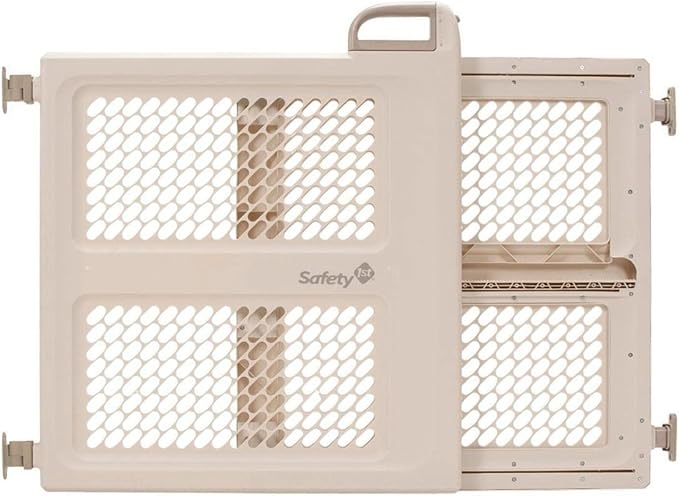 Safety 1st Baby Gates for Doorways, Pressure Mount Lift, Lock and Swing, Dog Gates, Hardware Gate for Stairs, Fits 28"-42" Wide