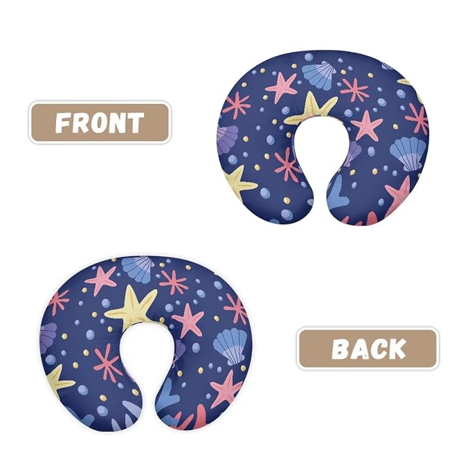 Shell Starfish Nursing Pillow Covers for Breastfeeding Pillow, Cozy Nursing Slipcover Breastfeeding Pillow Covers for Breastfeeding Mom
