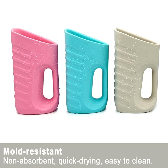 Babylush Baby Bath Rinse Cup & Rinser – 1000ml Soft EVA, 0.3lb Lightweight, BPA-Free Bath Water Pourer, Baby Bath Pitcher, Shower Cup for Kids (Grey)