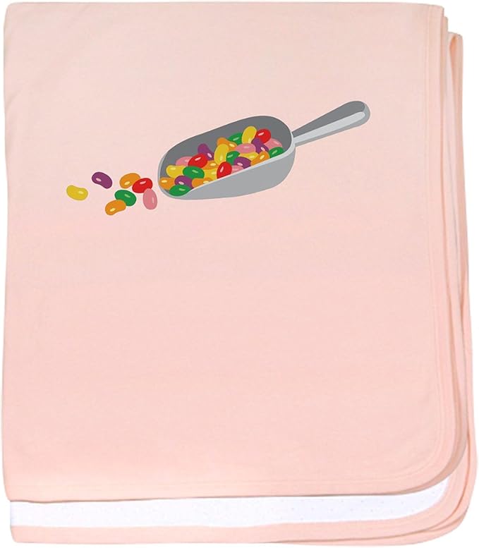 CafePress Jelly Bean Scoop Baby Blanket, Super Soft Newborn Swaddle