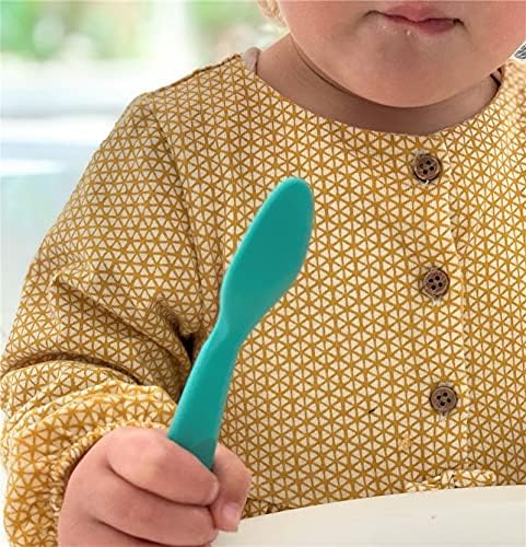 MinikOiOi Scooper 100% Silicone Spoon 6 m+ Aqua Green