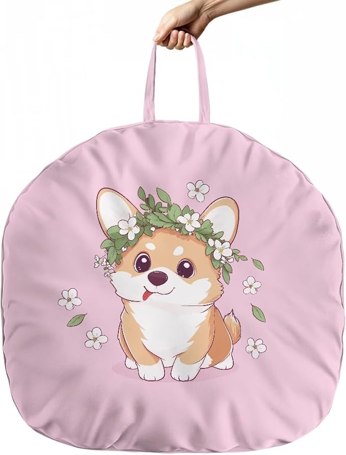 Cute Corgi Nursing Pillow Cover Case Plush Breathable Breastfeeding Pillow Slipcover Fits Nursing Pillow Super Soft Snug Positioners for Baby Boy Baby Girl Feeding Cushion Cover