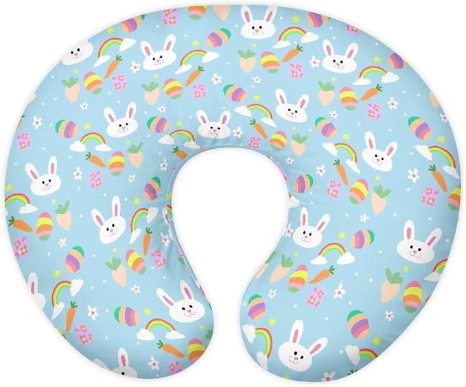 ZOUTAIRONG Nursing Pillow Cover for Baby Boys, Cute Capybara, Breastfeeding Pillow Slipcover with Hidden Zipper Nursing Pillow Case for Newborn Girls Horse Breast Feeding Pillowcases Stain Resistant