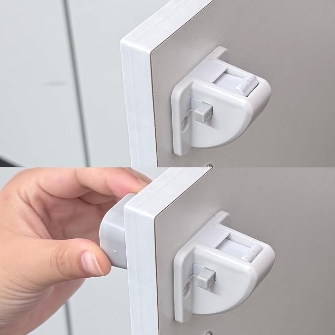 DEEKI 2 Pcs Replacement Keys for Magnetic Cabinet Lock Magnetic Cabinet Locks Universal Keys Baby Proofing Child Safety for Drawers & Cabinets (Locks Not Included)