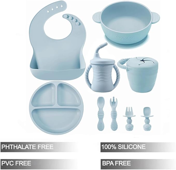 PandaEar Silicone Baby Feeding Set