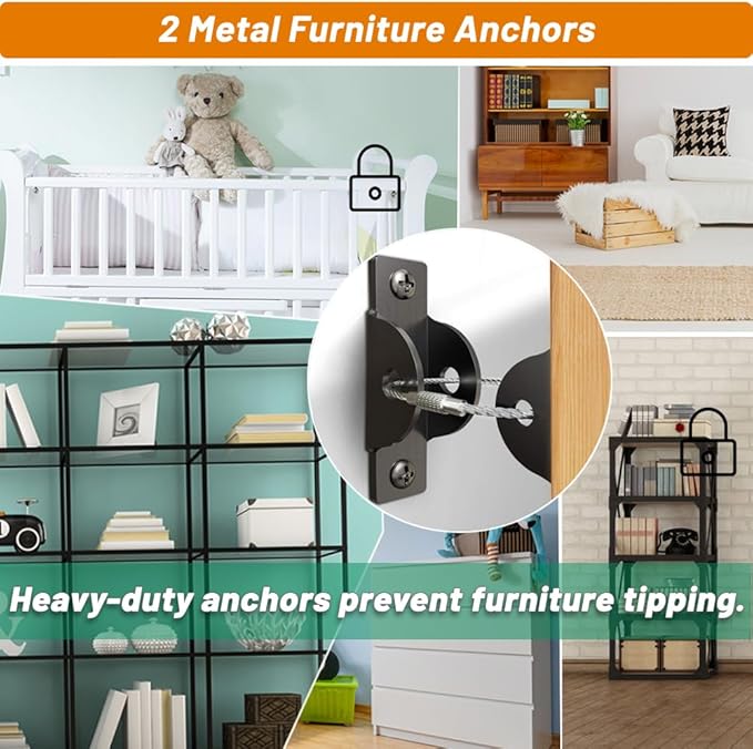 Baby Proof Kit, 85 Packs Baby Proofing Kit Essentials Child Proofing Appliance with Cabinet Locks, Corner Guards and Outlet Covers Baby Safety Products - All-in-one Super Value Child Proof Kit