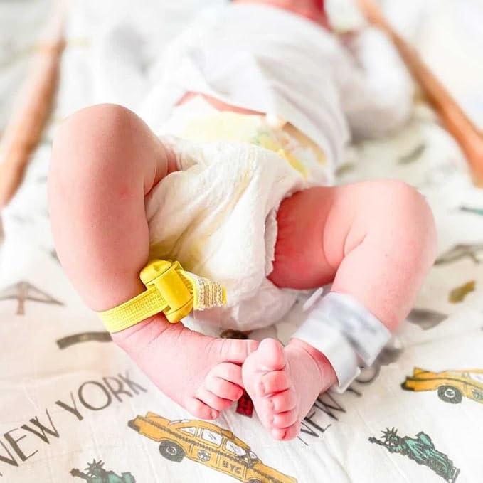 immispace - Ultra Soft Swaddle Blanket | Muslin Blankets for Girls & Boys | Newborns & Infants Gifts | 30% Organic Cotton + 70% Rayon | Large 47" x 47" | Machine Washable (New York)
