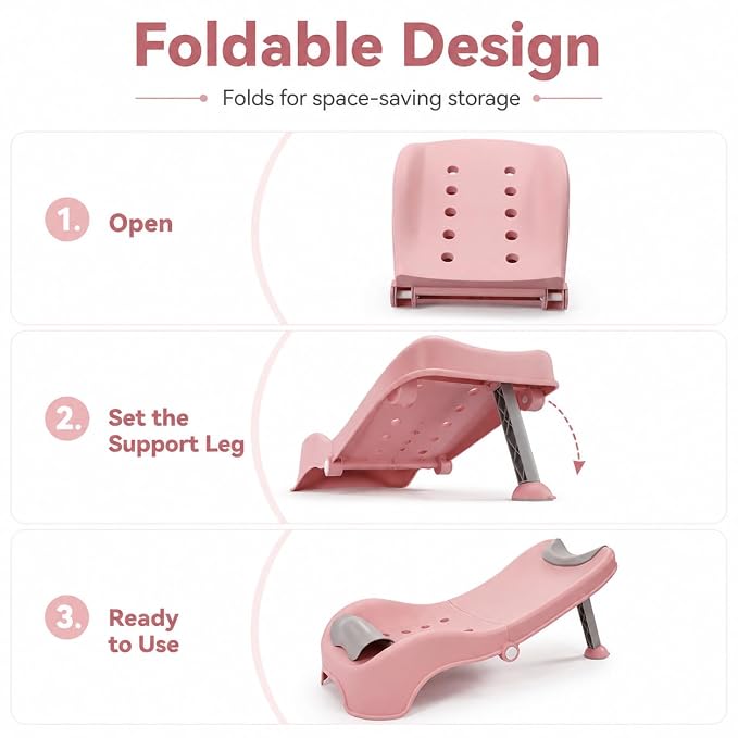 Adjustable Children's Shampoo Chair, Hair Washing Station for Kids Children's Shower Seat, Hair Wash Basin is Suitable for 0-5 Years Old Bath seat Bathtub Household Design