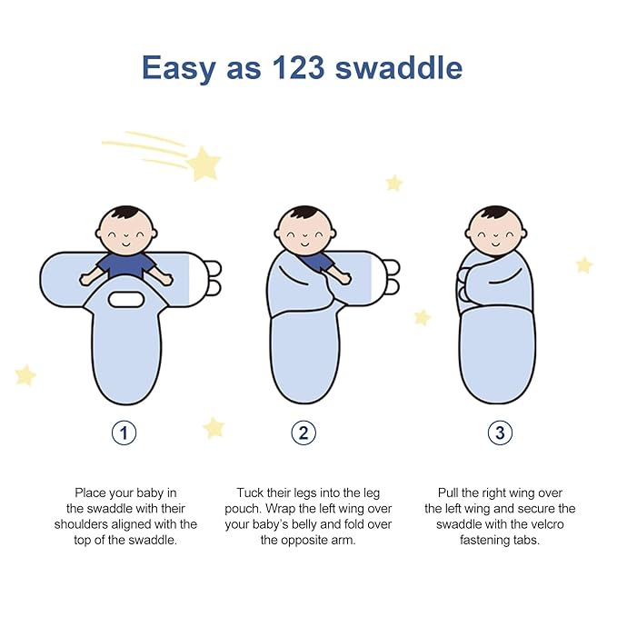 Bubble bear Baby Swaddle Blankets for Baby Boy Girl 0-3 Months,Hypoallergenic Skin-Friendly Swaddle,Cute Little Soccer Ball, Dinosaur, Adjustable Newborn Sleep Sack, 3 Pack
