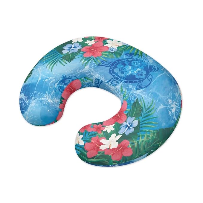 Tropical Turtle Nursing Pillow Cover, Premium Quality Soft Breast Feeding Pillow Covers Great for Breastfeeding Moms