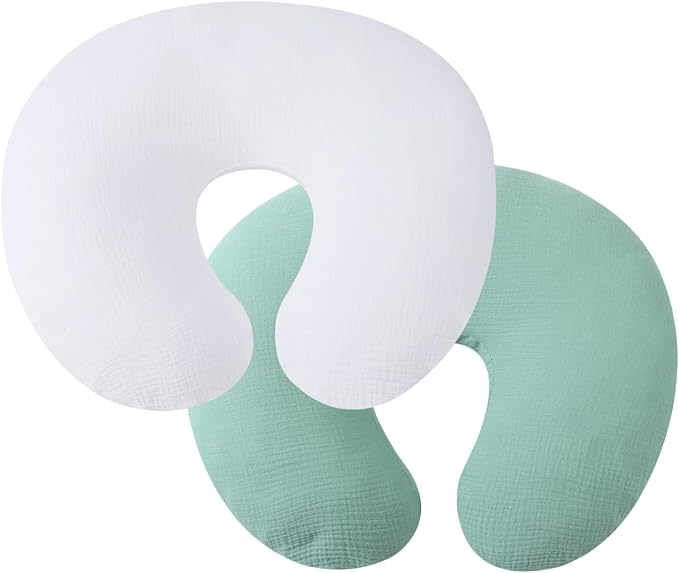 2pcs/Set Removable Baby Feeding Pillow Case Newborns Breastfeeding Cushion Covers Detachable Sleeve for Boys Girls