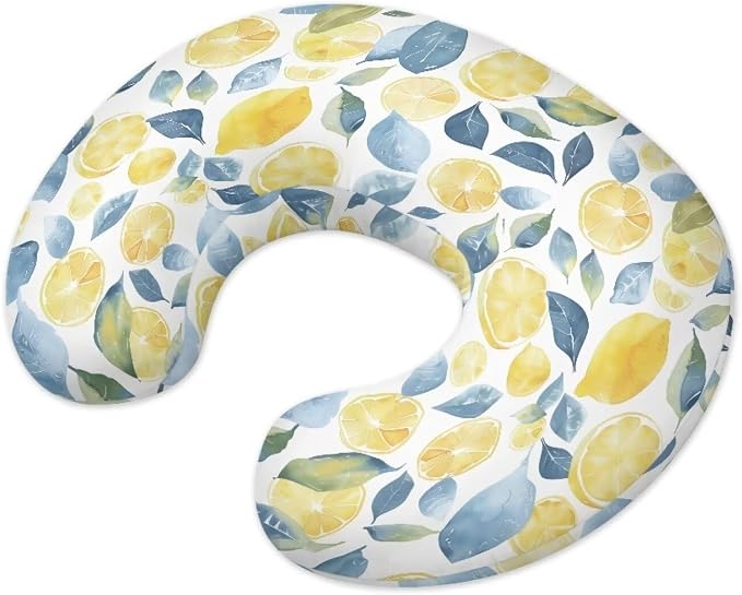 Nursing Pillow Cover Stretchy and Soft Nursing Cover for Breastfeeding Pillows Pillow Slipcover for Baby Girls Boys Newborn Mandarin Orange