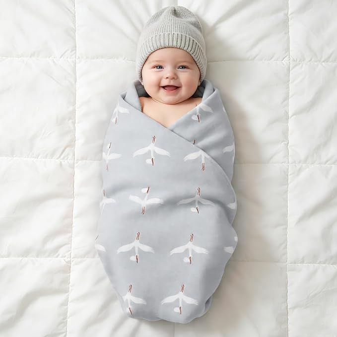 Receiving Baby Blanket,100% Luxury Cotton Knit Baby Blanket,Lightweight Cozy Neutral Swaddling Blanket for Newborns,Boys & Girls,Infant and Toddler