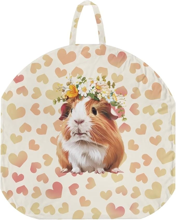 Guinea Pig Nursing Pillow Covers for Baby Girl Nursing Pillow Slipcovers for Breastfeeding Moms, Soft and Stretchy Safely Breastfeeding Pillow Cover for Infant Pillow Not Included