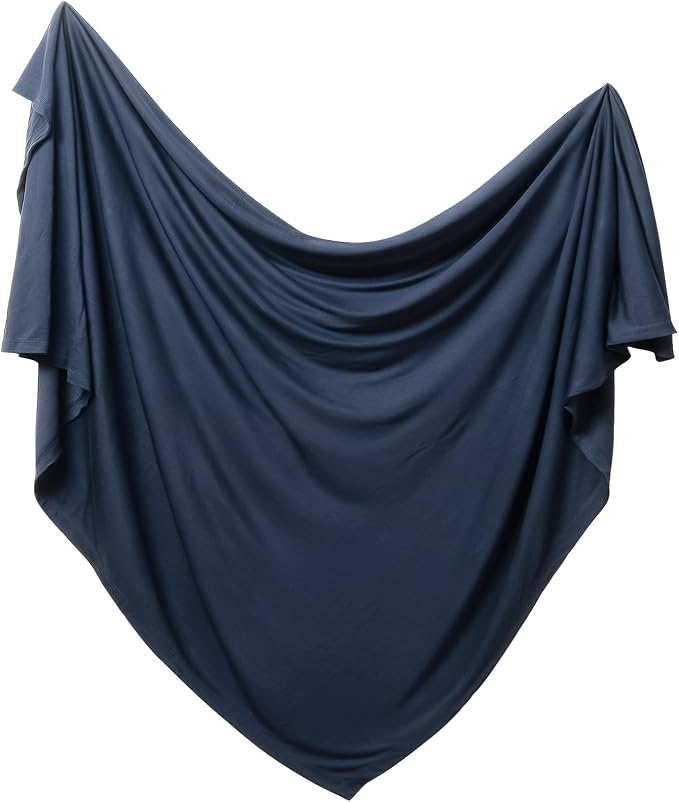 PurComfy Supersoft Swaddle Blanket, Premium Bamboo Viscose Baby swaddling Blankets for Newborns, Lightweight & Breathable Swaddle Blankets for Boys and Girls, 47” x 47”, Neutral Baby Essentials