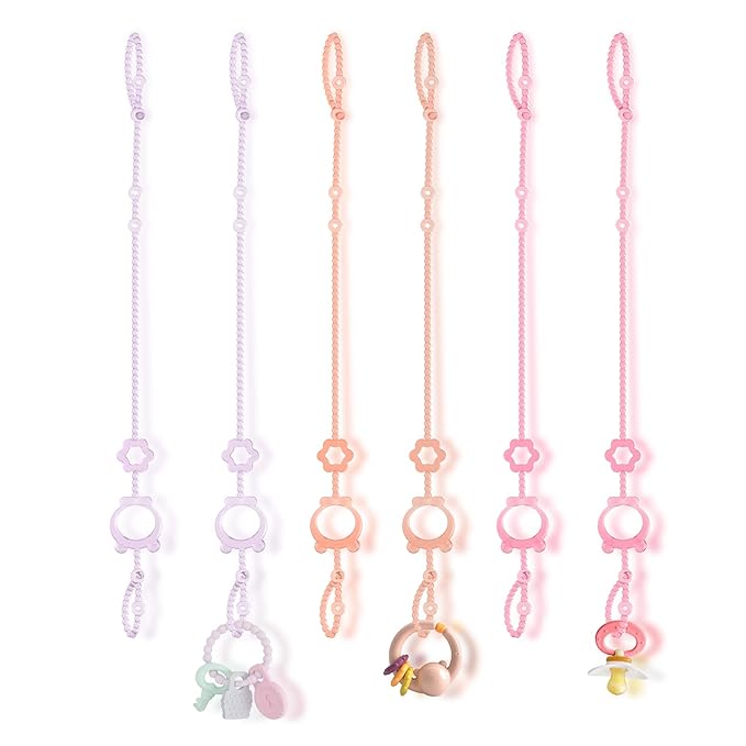 Silicone Pacifier Clip,High Chair,Stroller Accessories,Cribs,Rocking Chair