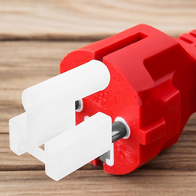 DOITOOL Child Proof Outlet Plug Cover 3-Prong Electrical Power Outlet Covers Baby Safety Plug Caps Plastic Socket Protector for Home Office 100 Pack 0.98X0.78X0.59 Inch