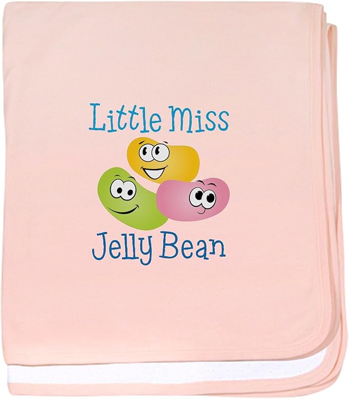 CafePress Little Miss Jelly Bean Baby Blanket, Super Soft Newborn Swaddle