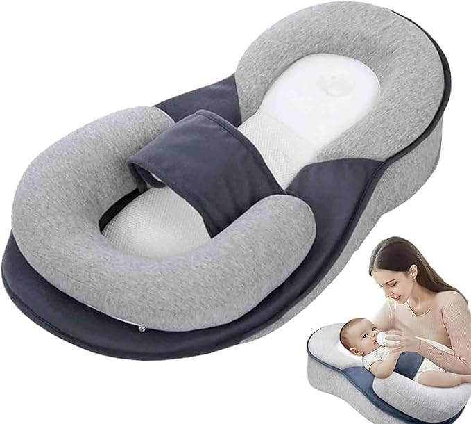 Baby Lounger Feeding Pillow, Breastfeeding Reflux Pillow for Reducing Spit-Up