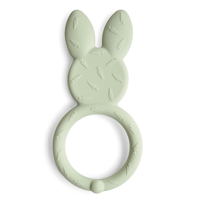 mushie Silicone Baby Teether Toy | Bunny