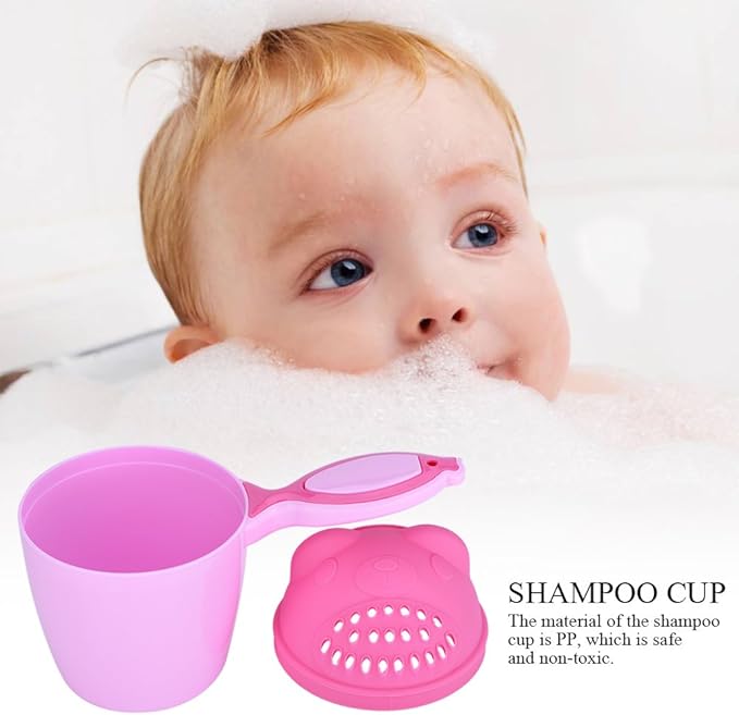 Zerodis Shampoo Cup, Baby Shampoo Cup Cute Kids Wash Hair Bathing Flusher Cup Eye Rinse Cup for Infant Toddler Children()
