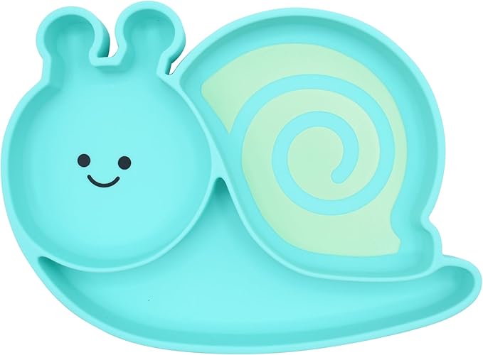 melii Silicone Suction Plate for Babies & Toddlers ??Divided Baby Led Weaning Plate, BPA-Free, Non-Toxic, Dishwasher & Microwave Safe, Fits Most High Chairs, 6+ Months