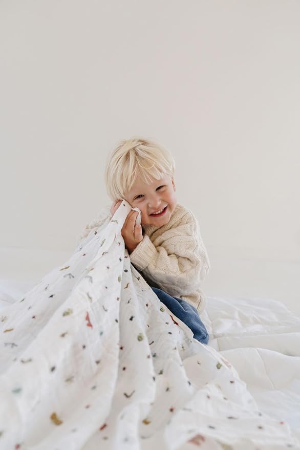 CLEMENTINE KIDS Muslin Infant Swaddles (Cutie Crawlies)
