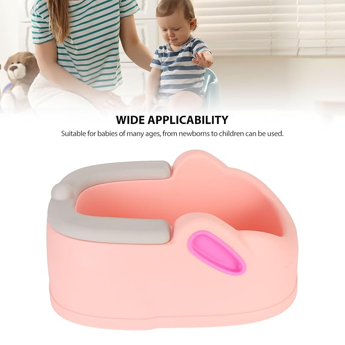 Baby Butt Washing Basin, Ergonomic BPA-Free Portable Lightweight Wash Seat for Newborns & Toddlers PP Material Pink 27x41.5x18.5cm