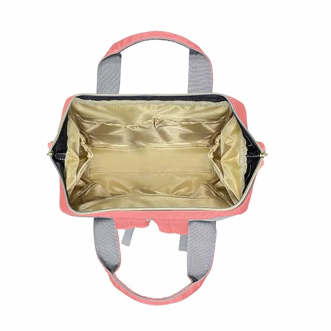 InterestPrint Custom Name Diaper Bag - Personalized Color Gradient Signature Nappy Backpack - Monogram Nursing Shoulders Laptop Daypack Travel for Women