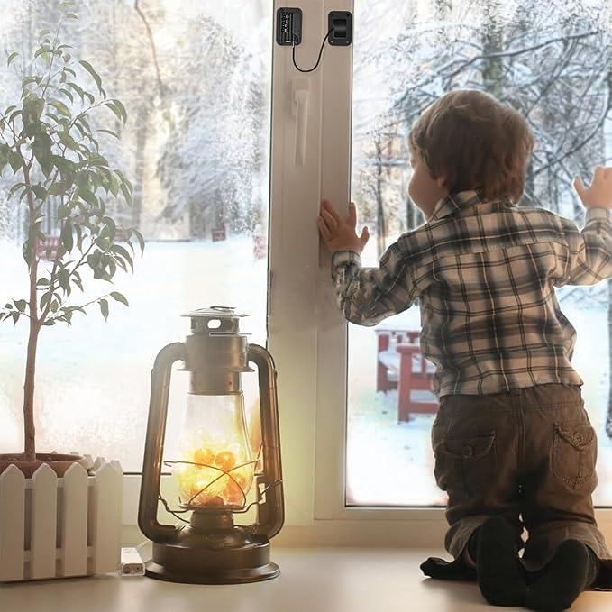 Window Safety Lock with Password Combination 2 Sets Child Proof Locks for Refrigerator Freezer Cabinet Baby Safety Lock for Home Security and Appliance Protection