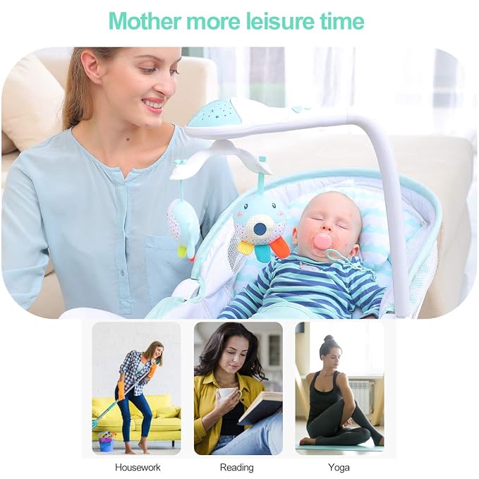 3-in-1 Baby Bouncers, Can sit and Lie Down, Brilliant Bouncer,Rocking Bouncer, Soothing Vibration, 3rd Gear Adjustment, Suitable for Babies Boys/Babies Girls/Newborns Baby