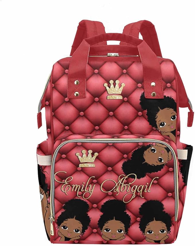 D-Story Personalized Name Compartment Custom Name Backpack For Girls Personalized Baby Bag Customized Gift Customized Gift