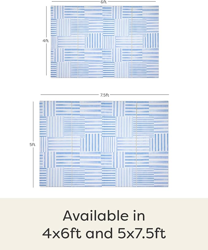 House of Noa Tumbling Baby Play Mat for Floor ??Foldable Foam Playmat for Babies & Kids, Non-Toxic Wipeable Baby Mat