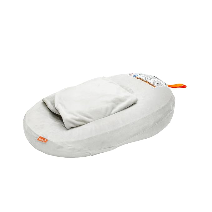 Boon Puff+ Inflatable Baby Bather - Infant Bathtub Includes Microfleece Cover, Swaddle Wings, and Storage Bag ??Inflatable Baby Bathtub for Newborns and Infants