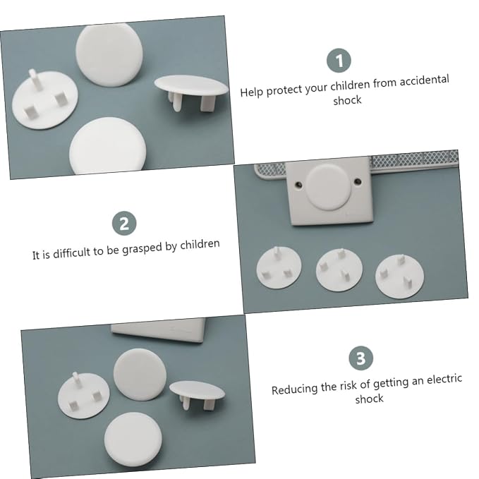 Power Case Covers Child Outlet Covers U.k 20pcs