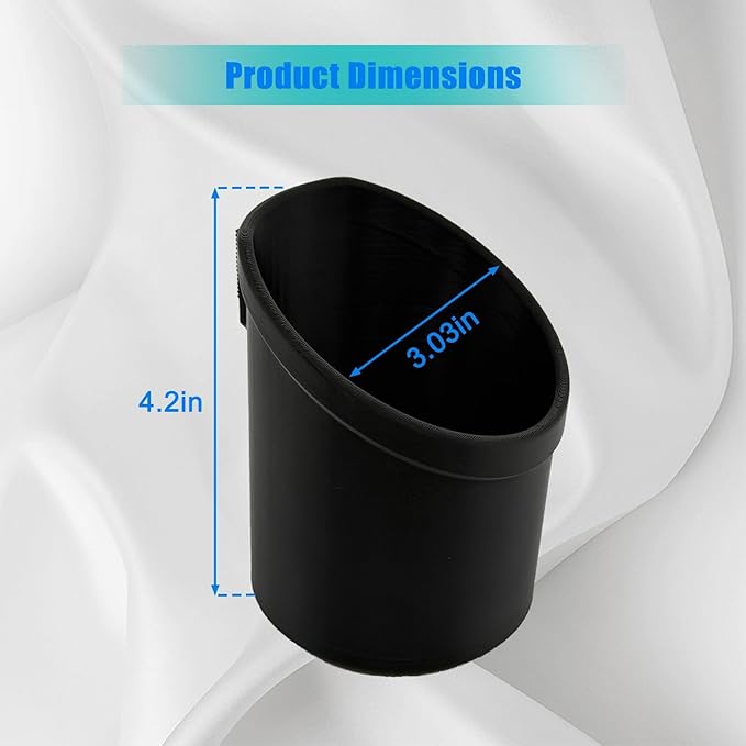 2pcs Cup Holder Replacement Compatible with Graco 4Ever DLX Car Seats, Holds Kids Bottles up to 77.5mm, Seat Replacement Parts for Graco Car（Black）