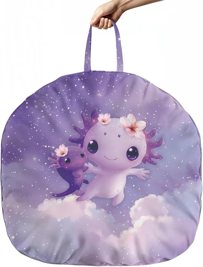 Purple Axolotl Nursing Pillow Cover Breathable Breastfeeding Pillow Slipcover Fits Nursing Pillow Super Soft Snug Positioners for Baby Boy Baby Girl Support for Breastfeeding Bottle Feeding