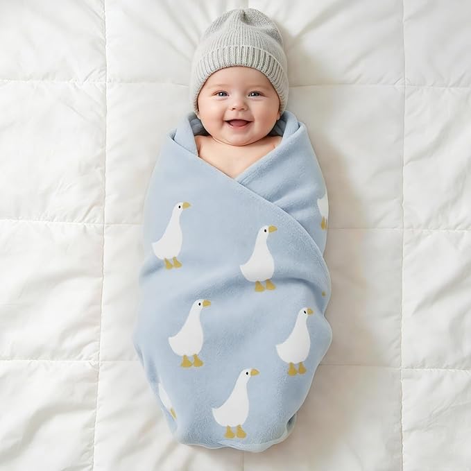 Receiving Baby Blanket,100% Luxury Cotton Knit Baby Blanket,Lightweight Cozy Neutral Swaddling Blanket for Newborns,Boys & Girls,Infant and Toddler